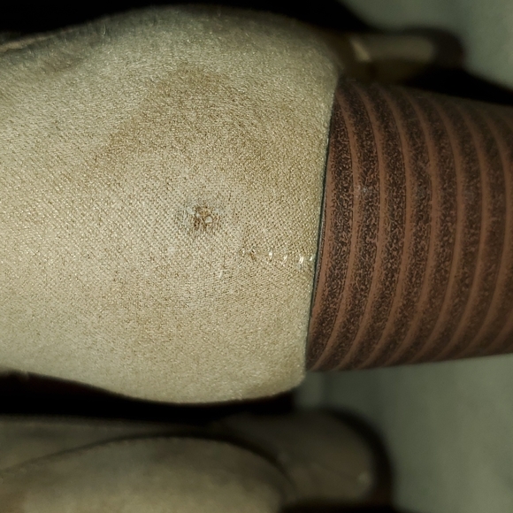 XOXO Maddie-2 Stone Boot Zip Up Closure Lace Front, Heel and Round Toe  6.5 - Picture 12 of 12